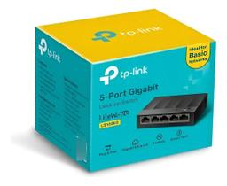 Switch Tplink Ls1005g 5 Portas Gigabit 10 100 1000