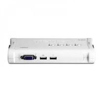 Switch Trendnet 4 Portas Usb Tk-407K Novo +