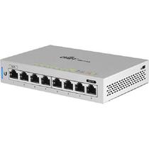 Switch Ubiquiti US-8 Unifi, prata, pronto para Wi-Fi