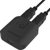 Switch USB 2.0 Sabrent - Compartilhamento para Múltiplos Computadores e Periféricos - LEDs Indicadores