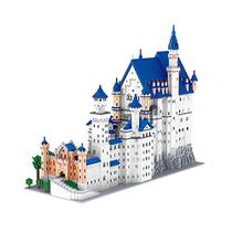 SXPC mundialmente famoso arquitetura Swan Stone Castle Modelo (11810pcs) DIY Micro Building Blocks Mini Tijolos Toy para crianças e adultos