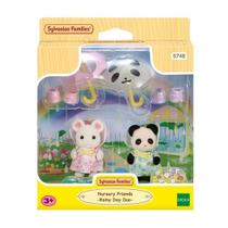 Sylvanian Families Amigos Do Jardim Da Infância Caminhando Na Chuva com Acessórios Epoch 2 Bo