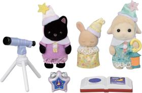 Sylvanian Families - AMIGOS DO JARDIM DA INFANCIA - NOITE DO PIJAMA