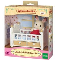 Sylvanian Families Bebê Coelho Chocolate E Cama 5017 - Epoch Sylvanian Families Bebê Coelho Chocolate E Cama 5017 - Epoch