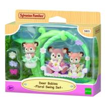 Sylvanian Families Bebes Cervos Balanço Floral Epoch 5801 Sylvanian Families Bebes Cervos Balanço Floral Epoch 5801