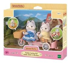 Sylvanian Families Bicicleta Dupla Irmãos Huskys - 5637