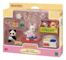 Sylvanian Families Brinquedos Bebê Coelho Neve E Panda 5709
