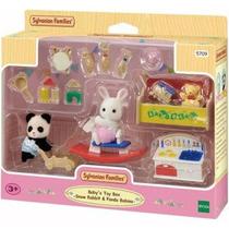 Sylvanian Families Caixa de Brinquedos Bebe Coelho Neve &amp Bebe Panda - Epoch Magia