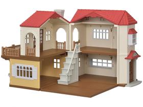 Sylvanian Families Casa Telhado Vermelho - com Acessórios Epoch Magia