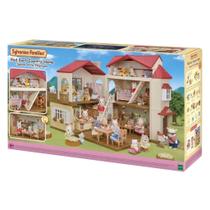 Sylvanian Families Casa Telhado Vermelho com Luzes Sótão Secreto Epoch 5708 Sylvanian Families Casa Telhado Vermelho com Luzes Sótão Secreto Epoch 5708