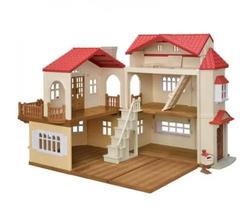 Sylvanian Families - Casa Telhado Vermelho Sótão Secreto