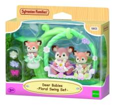 Sylvanian Families Cj. Balança Floral Bebe Cervos Epoch 5801 Sylvanian Families Cj. Balança Floral Bebe Cervos Epoch 5801