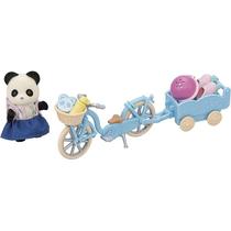 Sylvanian Families Conjunto Bicicleta e Patins Menina Panda EPOCH Magia