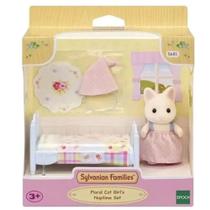 Sylvanian Families - Conjunto Cama e Menina Gato Primavera - Epoch Sylvanian Families - Conjunto Cama e Menina Gato Primavera - Epoch