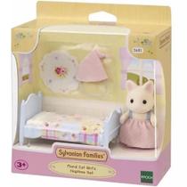 Sylvanian families conjunto cama menina gato primavera epoch