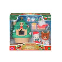 Sylvanian Families - Conjunto Casa Da Arvore De Natal - Da Bebe Mamae Noel EPOCH MAGIA Sylvanian Families - Conjunto Casa Da Arvore De Natal - Da Bebe Mamae Noel EPOCH MAGIA