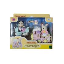 Sylvanian Families Conjunto de Atrações do Parque de Diversões Avião e Trem 5819
