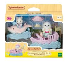 Sylvanian families - conjunto de atrações - surfando nas ondas