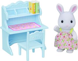 Sylvanian Families Conjunto Escrivaninha Menina Coelho Neve