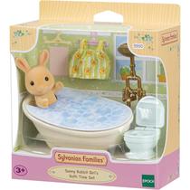 Sylvanian families conjunto hora do banho - menina coelho raio de sol