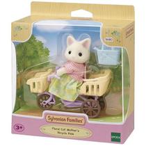 Sylvanian Families Conjunto Passeio de Bicicleta Mamae Gato Primavera EPOCH Magia 5680