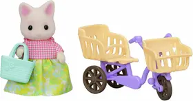 Sylvanian Families - Conjunto Passeio de Bicicleta - Mamãe Gato Primavera Sylvanian Families - Conjunto Passeio de Bicicleta - Mamãe Gato Primavera