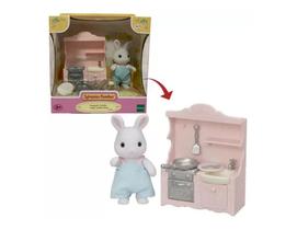Sylvanian Families Cozinha e Papai Coelho Neve - Epoch 5678