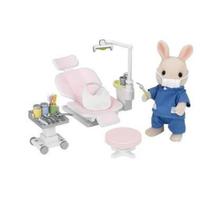 Sylvanian Families Dentista Coelho Chocolate + Acessórios