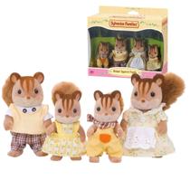 Sylvanian Families Família 4 Personagens Original, Epoch, Presente Meninas Crianças +3 Anos