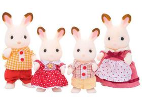 Sylvanian Families Família Coelhos Chocolate - Epoch Magia Sylvanian Families Família Coelhos Chocolate - Epoch Magia