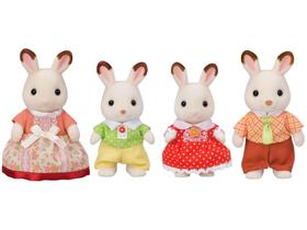 Sylvanian Families Família dos Coelhos Chocolate - Epoch 4 Bonecos Sylvanian Families Família dos Coelhos Chocolate - Epoch 4 Bonecos