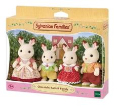 Sylvanian Families Família Dos Coelhos Chocolate Epoch 5655 Sylvanian Families Família Dos Coelhos Chocolate Epoch 5655