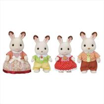 Sylvanian Families Família dos Coelhos de Chocolate - Epoch Magia