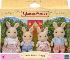 Sylvanian Families Família dos Coelhos de Leite Epoch 5706 Sylvanian Families Família dos Coelhos de Leite Epoch 5706