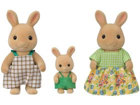 Sylvanian Families Família dos Coelhos Raio de Sol - com Acessórios Epoch Magia