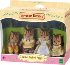 Sylvanian Families Família Dos Esquilos Noz Epoch 4172