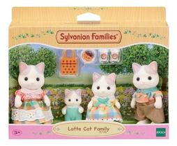 Sylvanian Families Familia Dos Gatos De Leite Epoch Magia