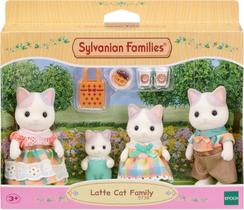 Sylvanian Families Família dos Gatos de Leite Sylvanian Families Família dos Gatos de Leite