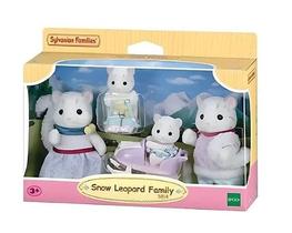 Sylvanian families - família dos leopardos da neve