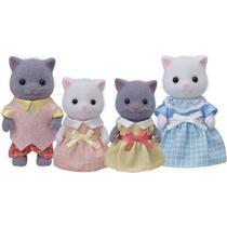 Sylvanian Families Família Gatos Persa - Epoch Sylvanian Families Família Gatos Persa - Epoch