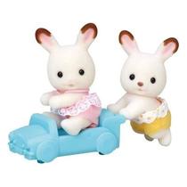 Sylvanian Families Gêmeos Coelho Chocolate 5420 Sylvanian Families Gêmeos Coelho Chocolate 5420