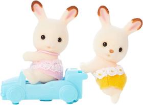 Sylvanian Families - Gêmeos Coelho Chocolate