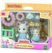 Sylvanian Families Hora Do Banho Irmãos Ensaboados - Epoch Sylvanian Families Hora Do Banho Irmãos Ensaboados - Epoch