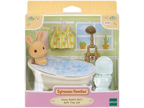 Sylvanian Families Hora Do Banho Menina Coelho Raio De Sol