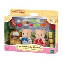 Sylvanian Families Irmãos Urso Biscoito Bonecos Com Acessórios Colecionáveis Sylvanian Families Irmãos Urso Biscoito Bonecos Com Acessórios Colecionáveis