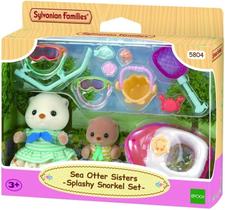 Sylvanian Families Irmãs Lontras-marinhas Snorkel
