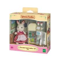 Sylvanian Families Mãe Coelho Chocolate e Geladeira 5014