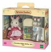 Sylvanian Families Mãe Coelho Chocolate E Geladeira 5014P Sylvanian Families Mãe Coelho Chocolate E Geladeira 5014P