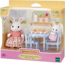 Sylvanian Families Mesa de Café da Manhã e Coelhos de Neve