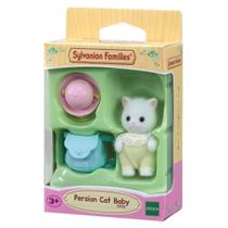 Sylvanian Families Mini Bebe Gato Persa Divertido Epoch 5456